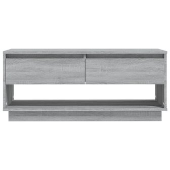 Tv-meubel 102x41x44 cm bewerkt hout grijs sonoma eikenkleurig 5