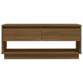 Tv-meubel 102x41x44 cm bewerkt hout bruin eikenkleur 5