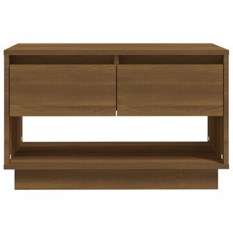 Tv-meubel 70x41x44 cm bewerkt hout bruin eikenkleur 5