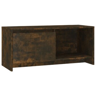 Tv-meubel 90x35x40 cm bewerkt hout gerookt eikenkleurig 2