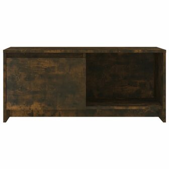 Tv-meubel 90x35x40 cm bewerkt hout gerookt eikenkleurig 5