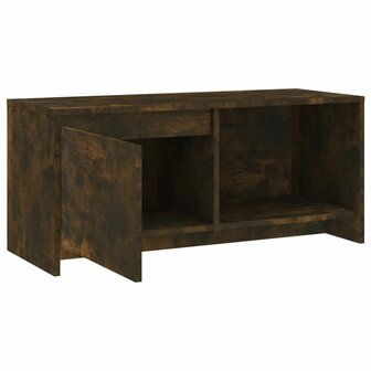 Tv-meubel 90x35x40 cm bewerkt hout gerookt eikenkleurig 7