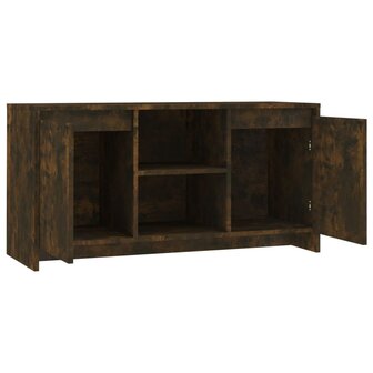 Tv-meubel 102x37,5x52,5 cm bewerkt hout gerookt eikenkleurig 5