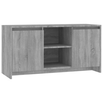 Tv-meubel 102x37,5x52,5 cm bewerkt hout grijs sonoma eikenkleur 2