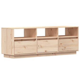 Tv-meubel 140x37x50 cm massief grenenhout 2