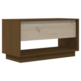 Tv-meubel 74x34x40 cm massief grenenhout honingbruin 6