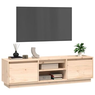 Tv-meubel 140x35x40 cm massief grenenhout 4