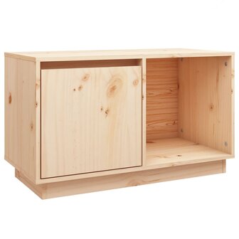 Tv-meubel 74x35x44 cm massief grenenhout 2