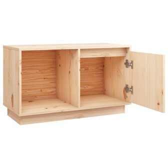 Tv-meubel 74x35x44 cm massief grenenhout 4