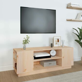 Tv-meubel 110x35x40,5 cm massief grenenhout 1