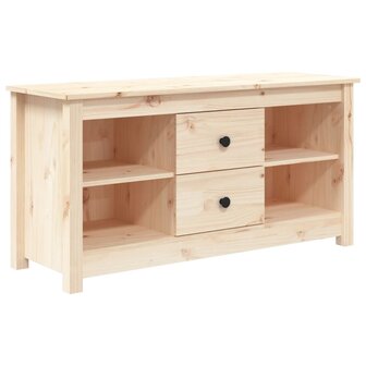 Tv-meubel 103x36,5x52 cm massief grenenhout 2