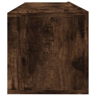 Tv-wandmeubel 100x30x30 cm bewerkt hout gerookt eikenkleurig 6