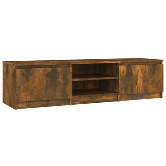 Tv-meubel 140x40x35,5 cm bewerkt hout gerookt eikenkleurig 2