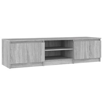 Tv-meubel 140x40x35,5 cm bewerkt hout grijs sonoma eikenkleurig 2