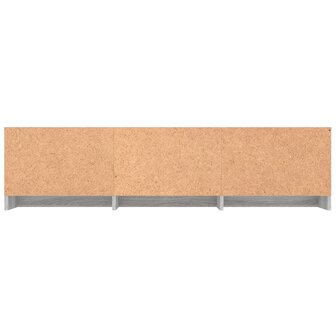 Tv-meubel 140x40x35,5 cm bewerkt hout grijs sonoma eikenkleurig 5