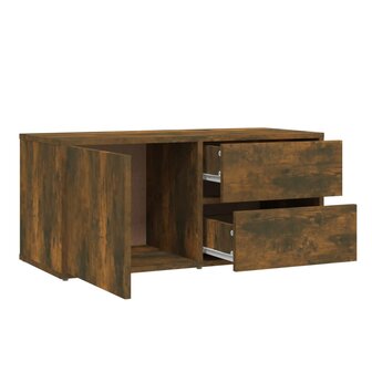 Tv-meubel 80x34x36 cm bewerkt hout gerookt eikenkleurig 6