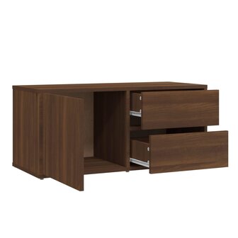 Tv-meubel 80x34x36 cm bewerkt hout bruin eikenkleur 6