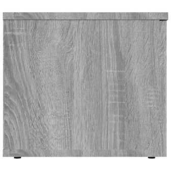 Tv-meubel 80x34x30 cm bewerkt hout grijs sonoma eikenkleurig 7