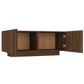 Tv-meubel 100x35x40 cm bewerkt hout bruin eikenkleur 3