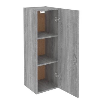 Tv-meubel 30,5x30x90 cm bewerkt hout grijs sonoma eikenkleur 5