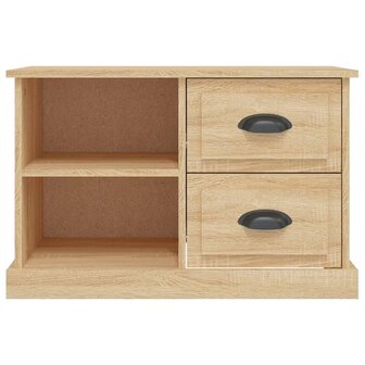 Tv-meubel 73x35,5x47,5 cm bewerkt hout sonoma eikenkleurig 6