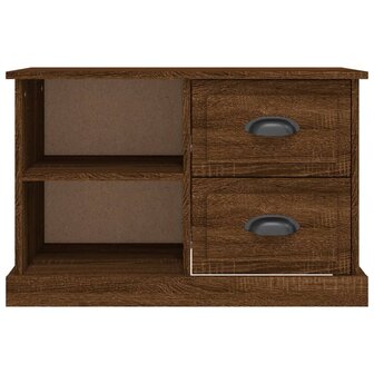 Tv-meubel 73x35,5x47,5 cm bewerkt hout bruin eikenkleur 6