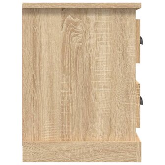 Tv-meubel 102x35,5x47,5 cm bewerkt hout sonoma eikenkleurig 8