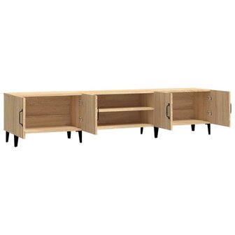 Tv-meubel 180x31,5x40 cm bewerkt hout sonoma eikenkleurig 7