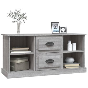 Tv-meubel 99,5x35,5x48 cm bewerkt hout grijs sonoma eikenkleur 4