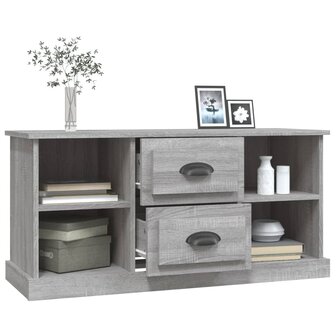 Tv-meubel 99,5x35,5x48 cm bewerkt hout grijs sonoma eikenkleur 5