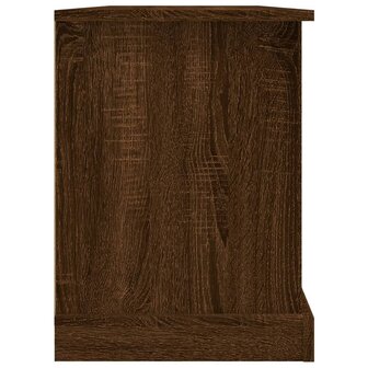 Tv-meubel 99,5x35,5x48 cm bewerkt hout bruin eikenkleur 7