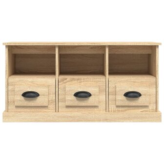 Tv-meubel 100x35x50 cm bewerkt hout sonoma eikenkleurig 6