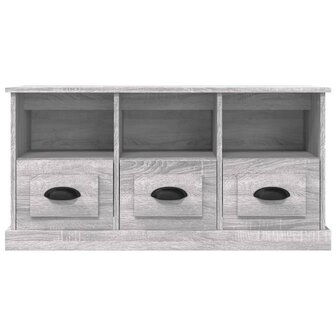 Tv-meubel 100x35x50 cm bewerkt hout grijs sonoma eikenkleurig 6