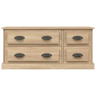 Tv-meubel 100x35,5x45 cm bewerkt hout sonoma eikenkleurig 6