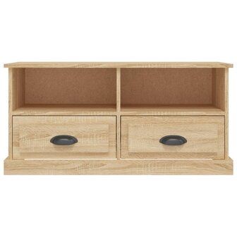 Tv-meubel 93x35,5x45 cm bewerkt hout sonoma eikenkleurig 6