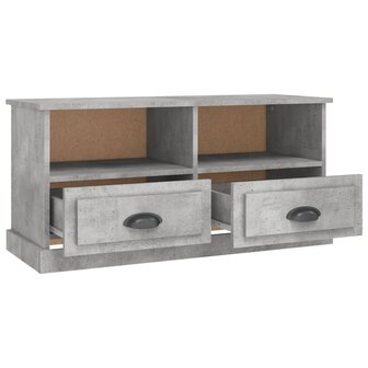 Tv-meubel 93x35,5x45 cm bewerkt hout betongrijs 8