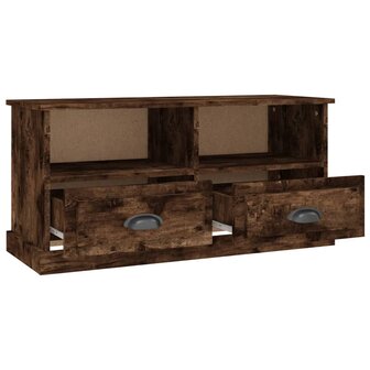 Tv-meubel 93x35,5x45 cm bewerkt hout gerookt eikenkleurig 8