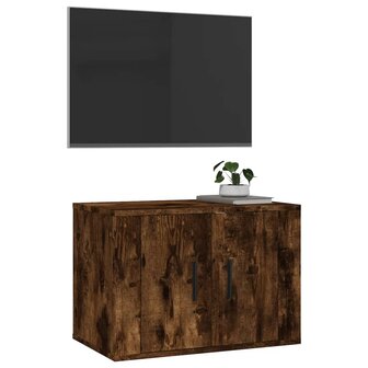 Tv-wandmeubel 57x34,5x40 cm gerookt eikenkleurig 4