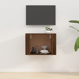 Tv-wandmeubel 57x34,5x40 cm bruin eikenkleur 3