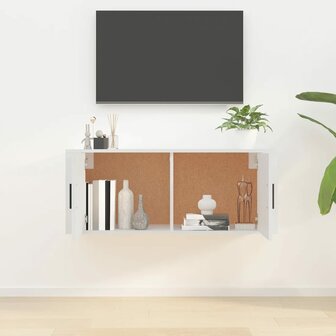 Tv-wandmeubel 100x34,5x40 cm wit 3