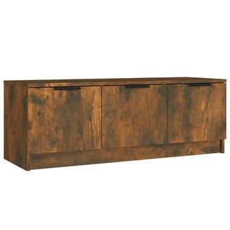 Tv-meubel 102x35x36,5 cm bewerkt hout gerookt eikenkleurig 2