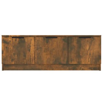 Tv-meubel 102x35x36,5 cm bewerkt hout gerookt eikenkleurig 7