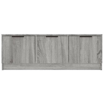 Tv-meubel 102x35x36,5 cm bewerkt hout grijs sonoma eikenkleurig 6