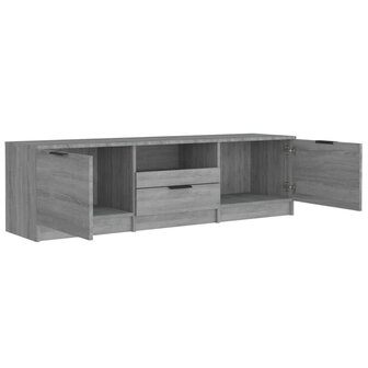 Tv-meubel 140x35x40 cm bewerkt hout grijs sonoma eikenkleurig 5