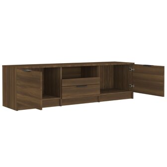 Tv-meubel 140x35x40 cm bewerkt hout bruin eikenkleur 5