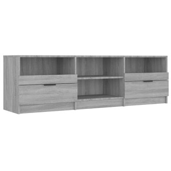 Tv-meubel 150x33,5x45 cm bewerkt hout grijs sonoma eikenkleurig 2