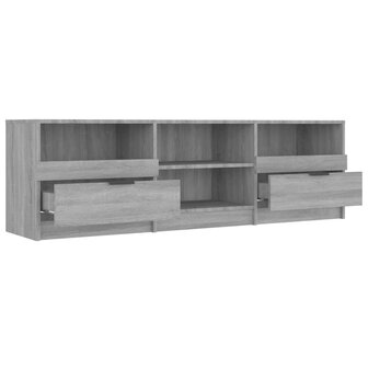 Tv-meubel 150x33,5x45 cm bewerkt hout grijs sonoma eikenkleurig 5