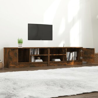 Tv-meubelen 2 st 80x35x36,5 cm bewerkt hout gerookt eikenkleur 3