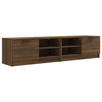 Tv-meubelen 2 st 80x35x36,5 cm bewerkt hout bruin eikenkleur 2