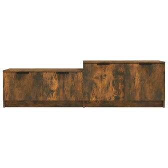 Tv-meubel 158,5x36x45 cm bewerkt hout gerookt eikenkleurig 5